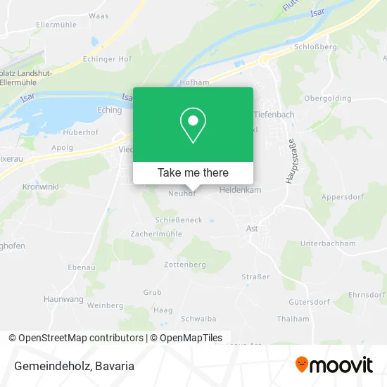 Карта Gemeindeholz