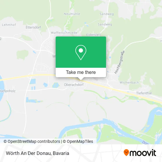 Карта Wörth An Der Donau