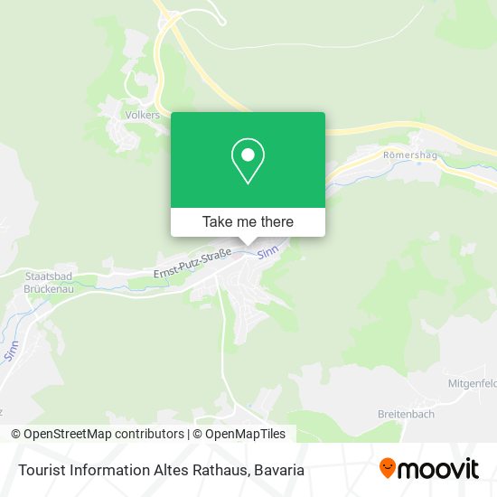 Tourist Information Altes Rathaus map