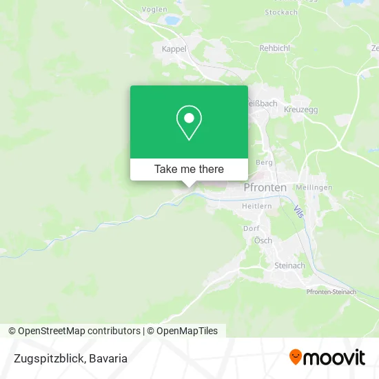 Карта Zugspitzblick
