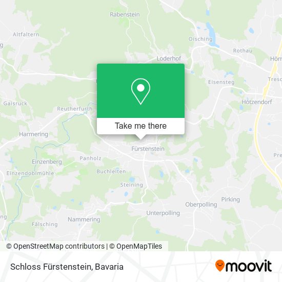 Schloss Fürstenstein map