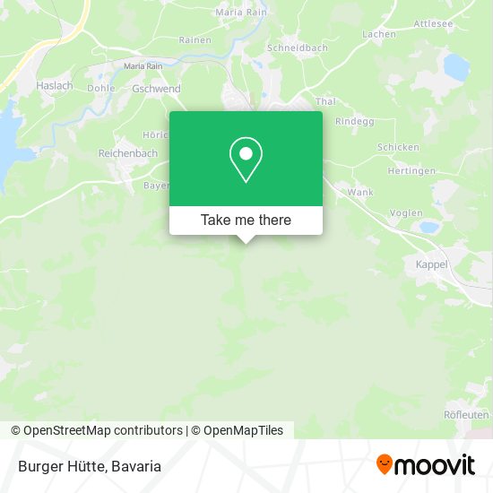Burger Hütte map