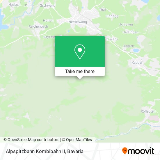 Карта Alpspitzbahn Kombibahn II
