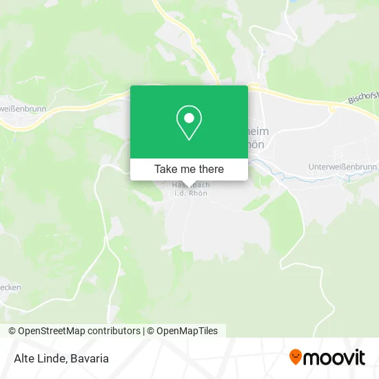 Карта Alte Linde