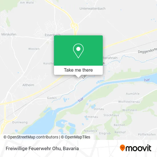 Карта Freiwillige Feuerwehr Ohu
