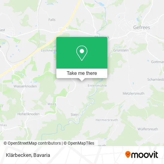Карта Klärbecken