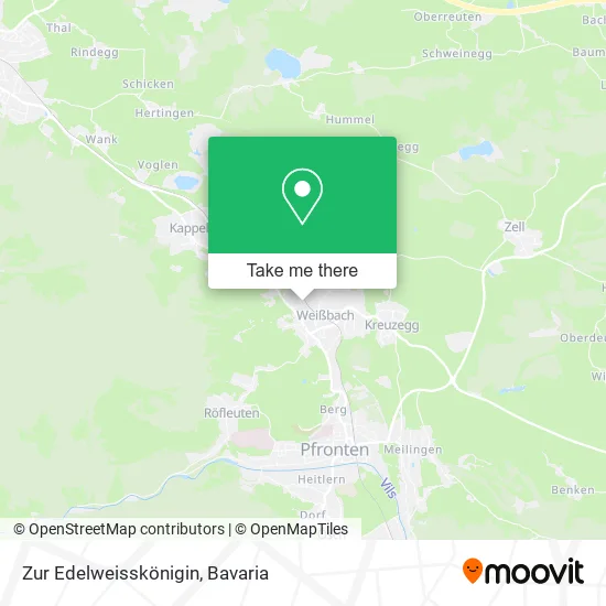 Карта Zur Edelweisskönigin
