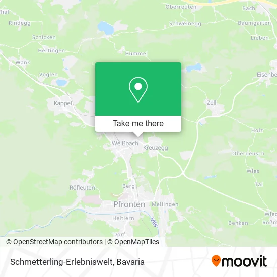 Карта Schmetterling-Erlebniswelt