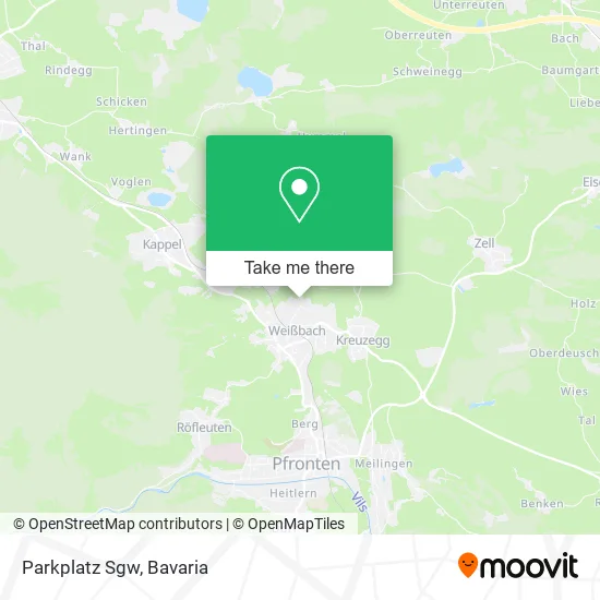 Карта Parkplatz Sgw