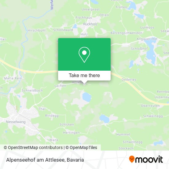 Alpenseehof am Attlesee map