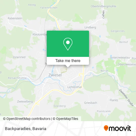 Карта Backparadies