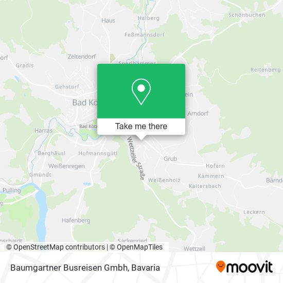 Baumgartner Busreisen Gmbh map