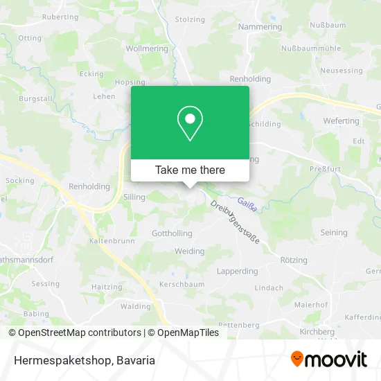 Карта Hermespaketshop
