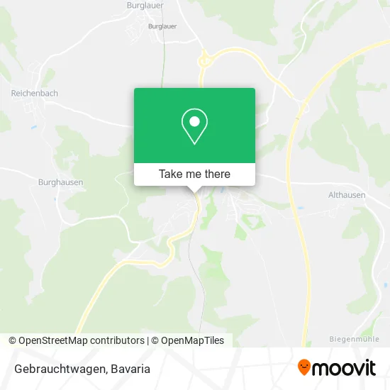 Карта Gebrauchtwagen
