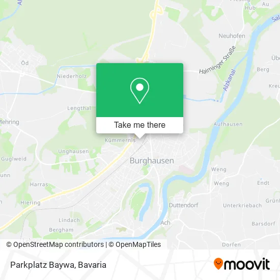 Карта Parkplatz Baywa