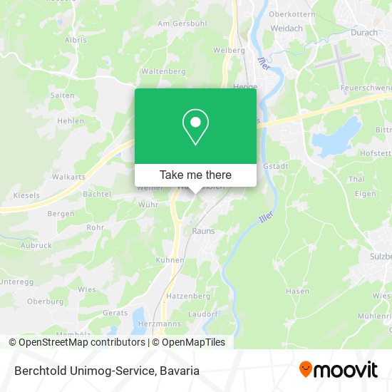 Карта Berchtold Unimog-Service