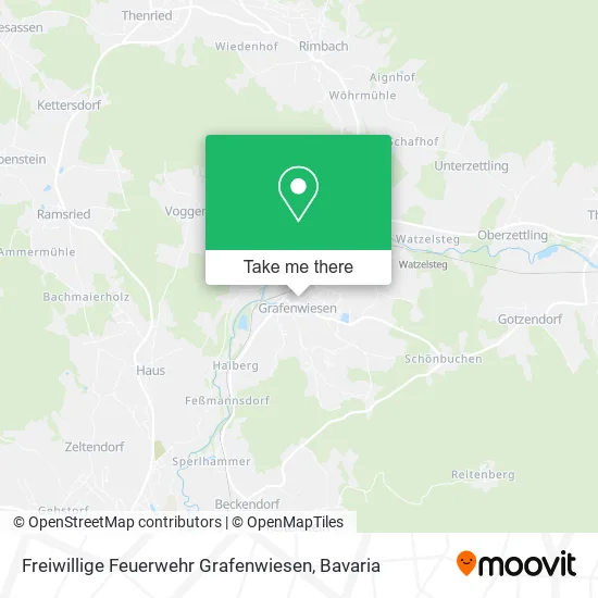 Карта Freiwillige Feuerwehr Grafenwiesen