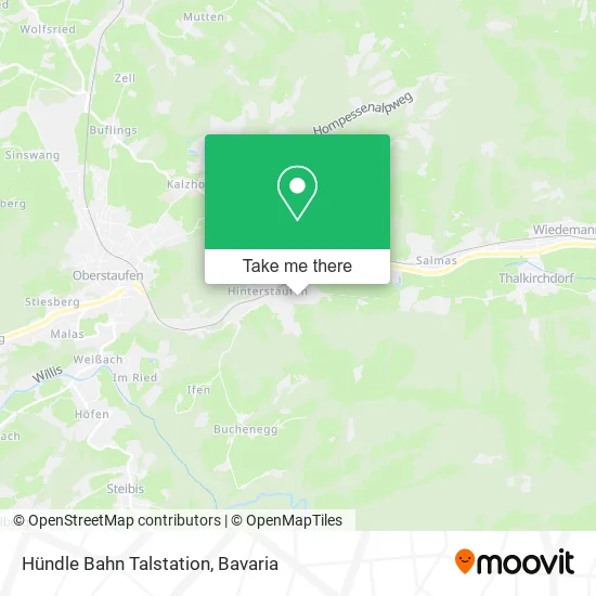 Карта Hündle Bahn Talstation