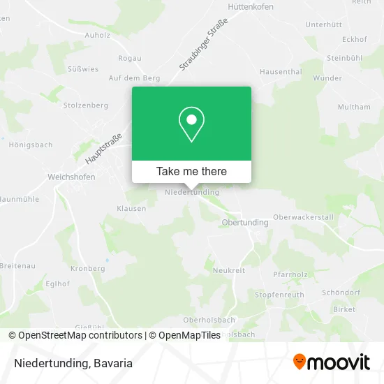 Карта Niedertunding