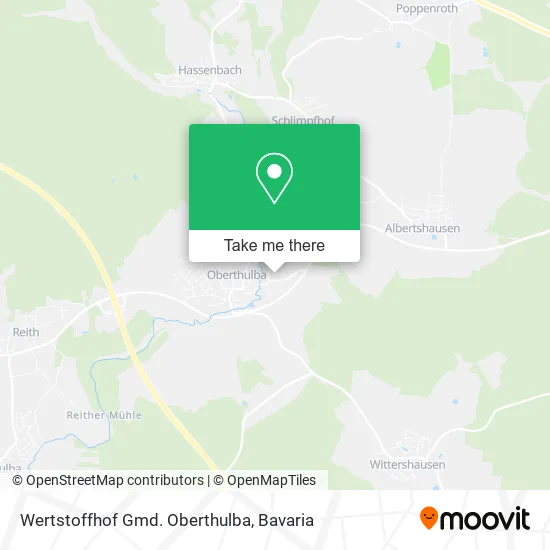 Карта Wertstoffhof Gmd. Oberthulba
