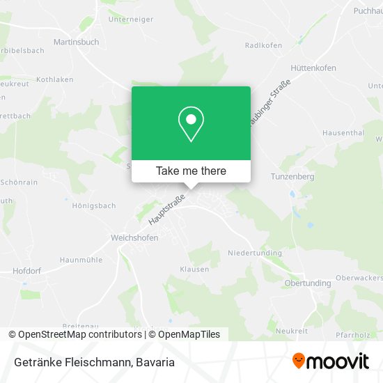 Getränke Fleischmann map