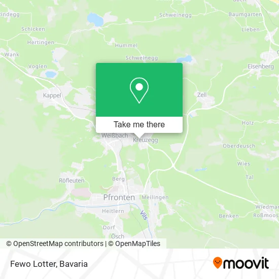 Карта Fewo Lotter