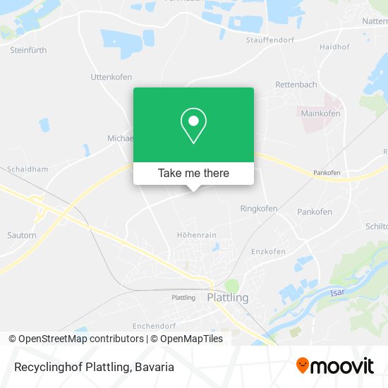 Recyclinghof Plattling map