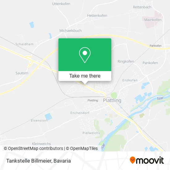 Карта Tankstelle Billmeier