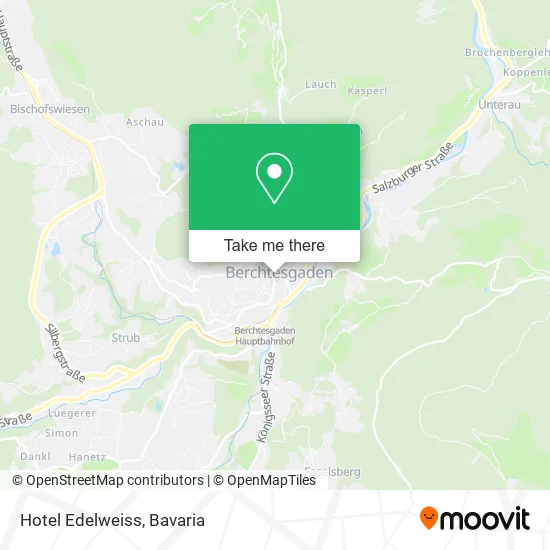 Карта Hotel Edelweiss