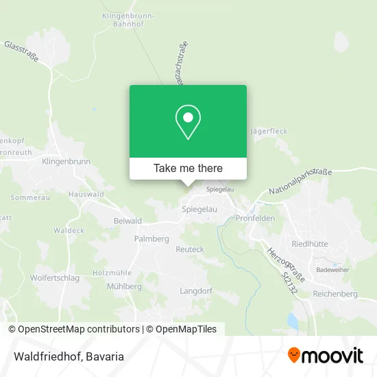 Карта Waldfriedhof