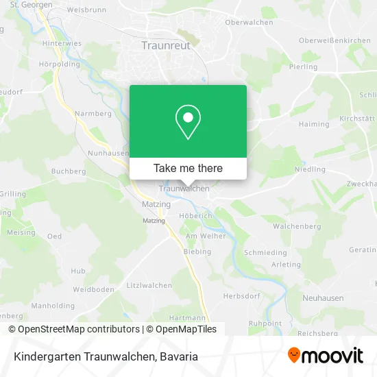 Карта Kindergarten Traunwalchen