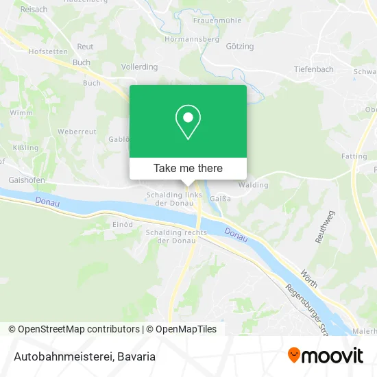 Карта Autobahnmeisterei
