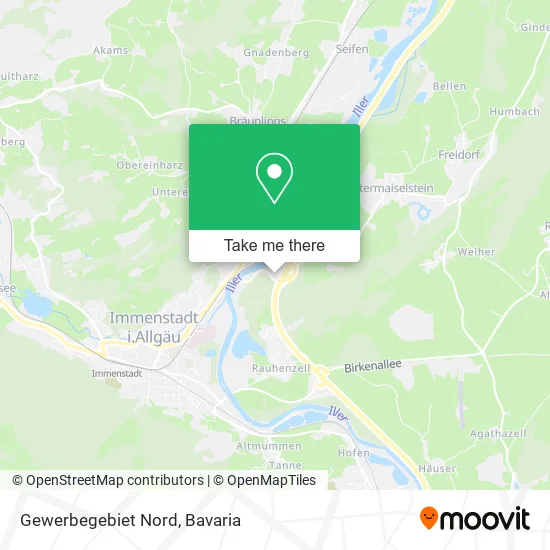 Карта Gewerbegebiet Nord