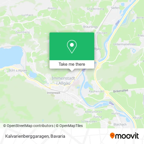 Карта Kalvarienberggaragen