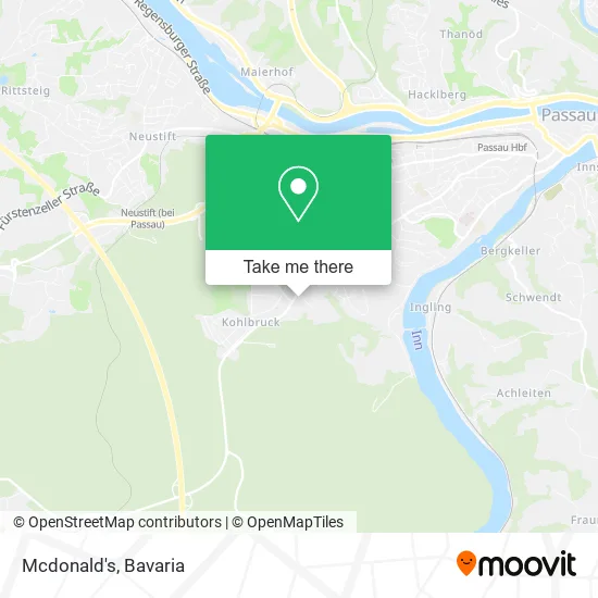 Карта Mcdonald's