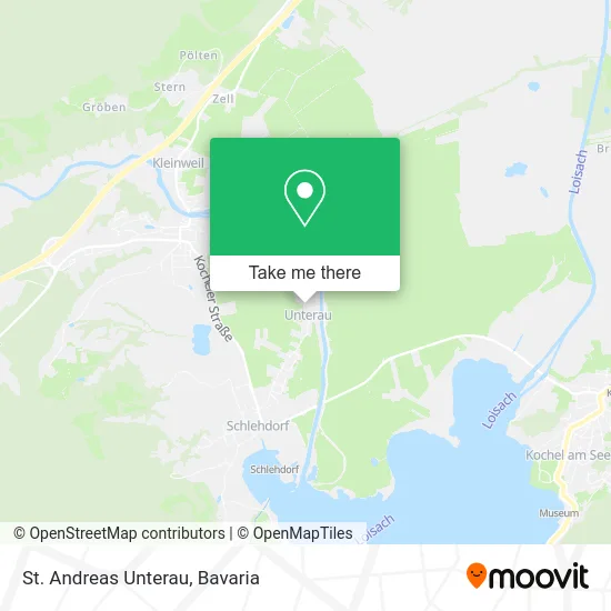 Карта St. Andreas Unterau