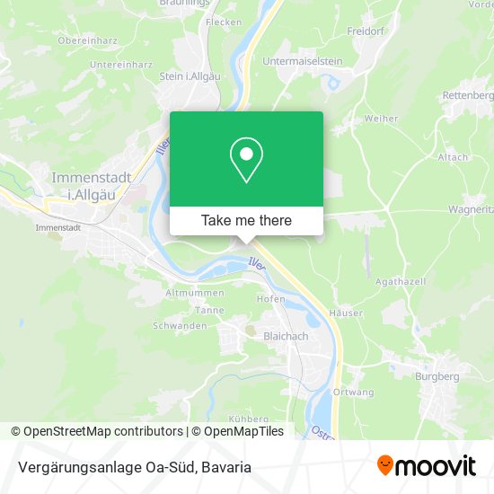 Vergärungsanlage Oa-Süd map