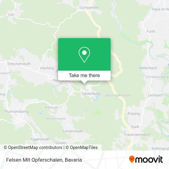 Карта Felsen Mit Opferschalen