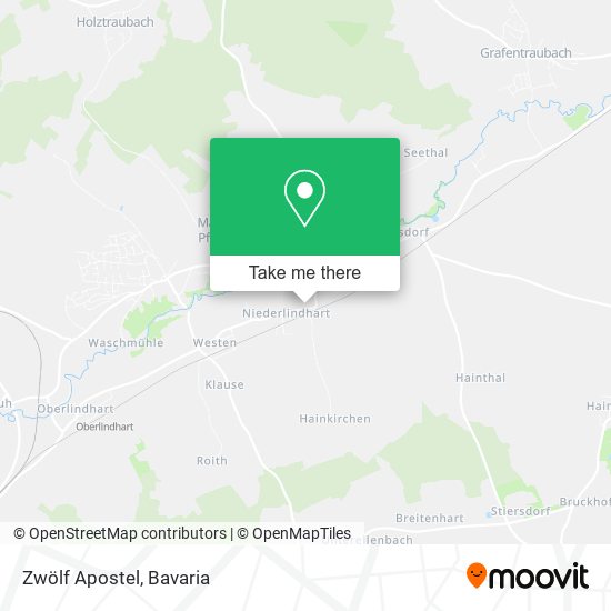 Zwölf Apostel map