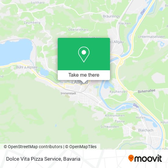 Карта Dolce Vita Pizza Service