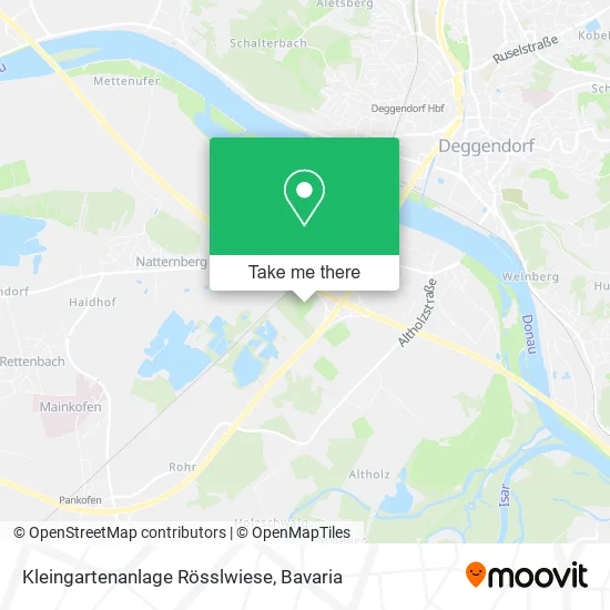 Карта Kleingartenanlage Rösslwiese