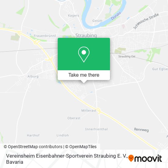 Vereinsheim Eisenbahner-Sportverein Straubing E. V. map