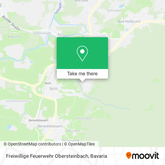 Карта Freiwillige Feuerwehr Obersteinbach