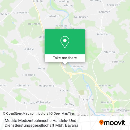 Medita Medizintechnische Handels- Und Dienstleistungsgesellschaft Mbh map