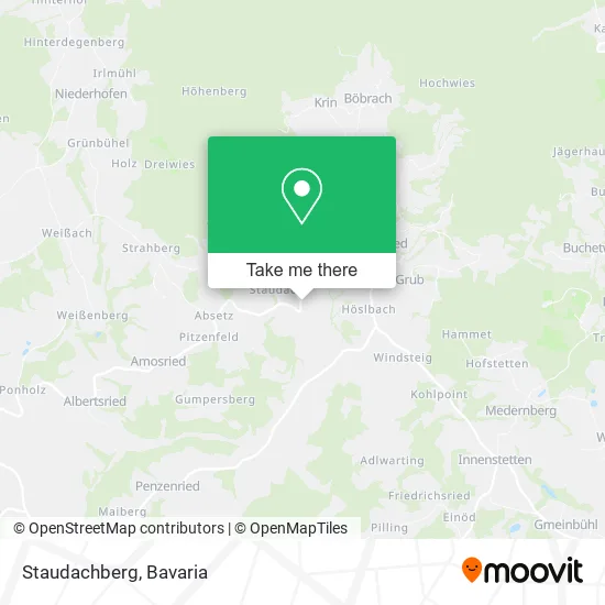 Карта Staudachberg