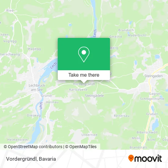 Карта Vordergründl