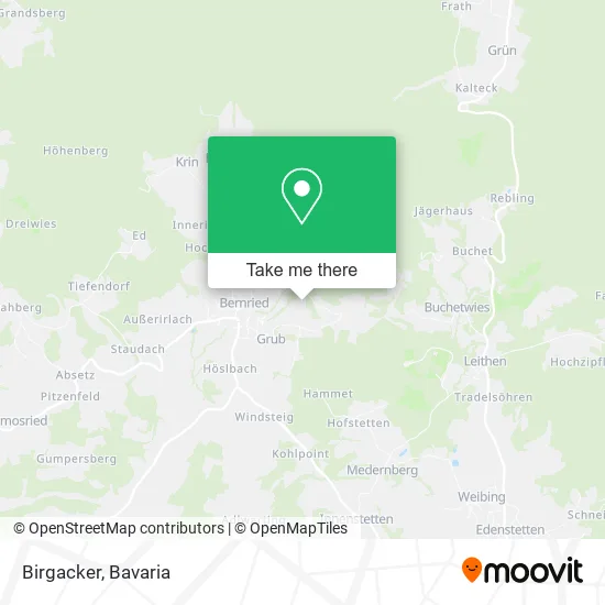 Карта Birgacker