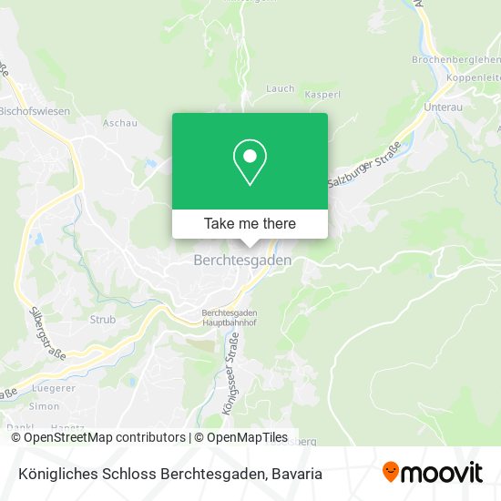 Königliches Schloss Berchtesgaden map