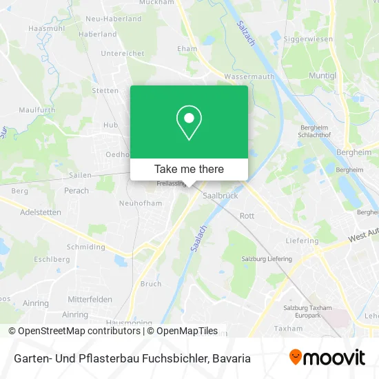 Карта Garten- Und Pflasterbau Fuchsbichler