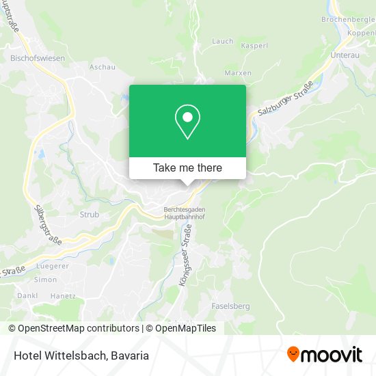 Hotel Wittelsbach map